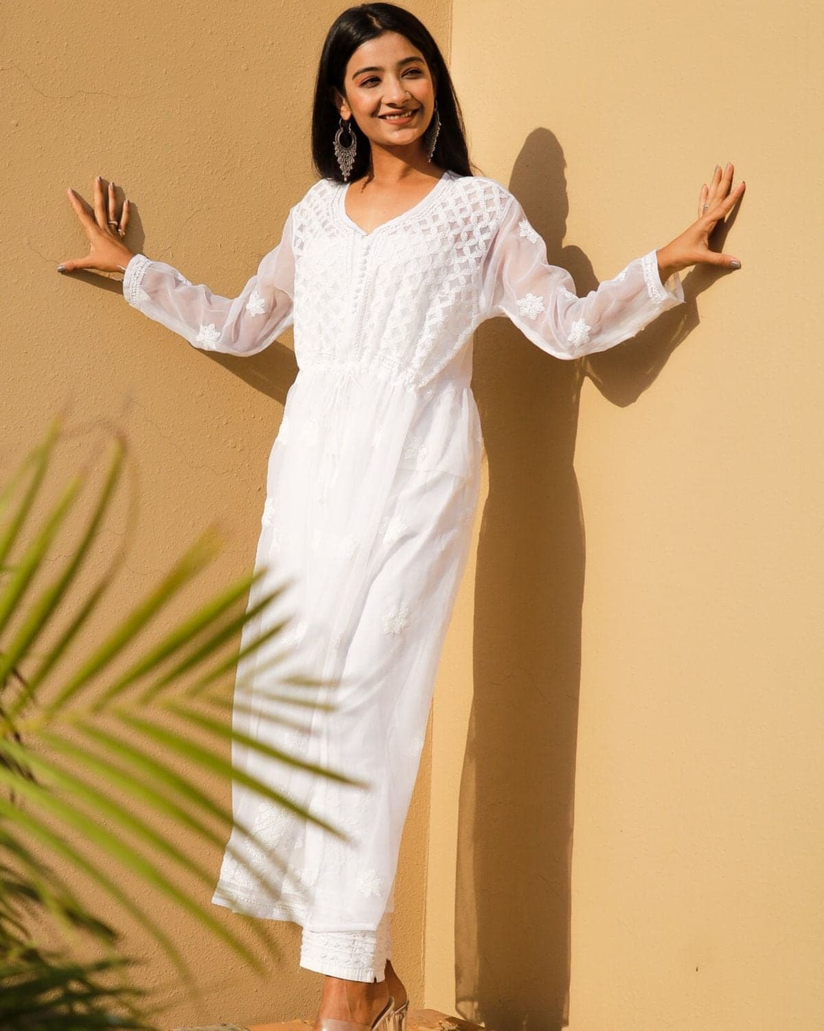 Aarohi Chikankari Kurta Set — view 1