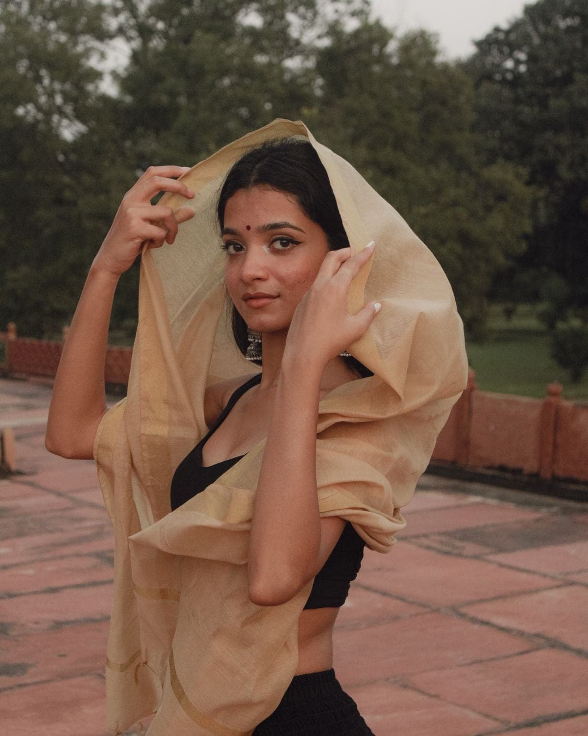Kumaon Wool Shawl Dupatta — view 1