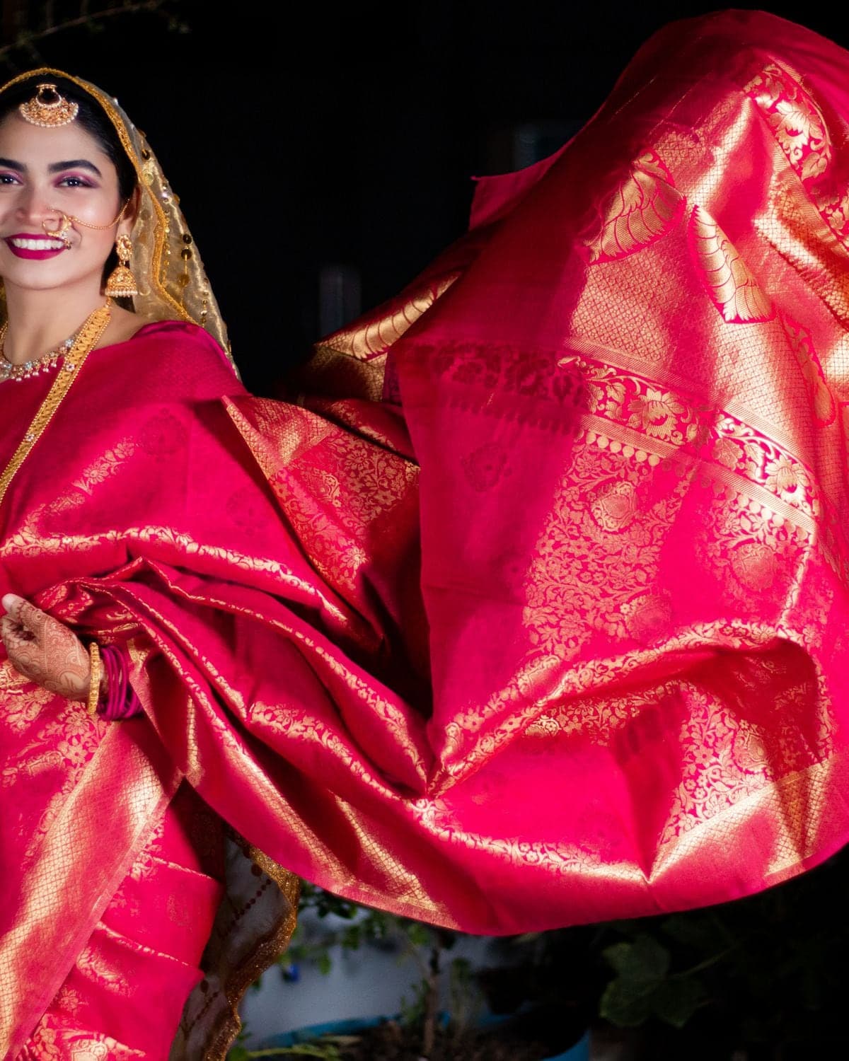 Neelambari Kanjivaram Saree — view 1